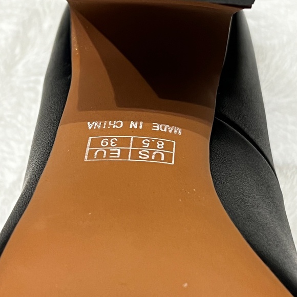 NUMALEO Womens Slip On,  Sexy Matte Night Club Block High Heel umps Shoes 4 inch - Picture 5 of 5